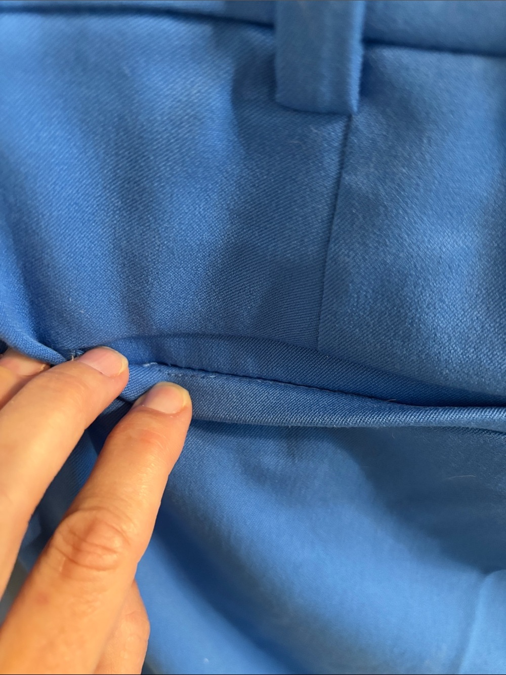 Loft Blue Tailored Dress Pants - Sz 4 - Picture 7 of 11